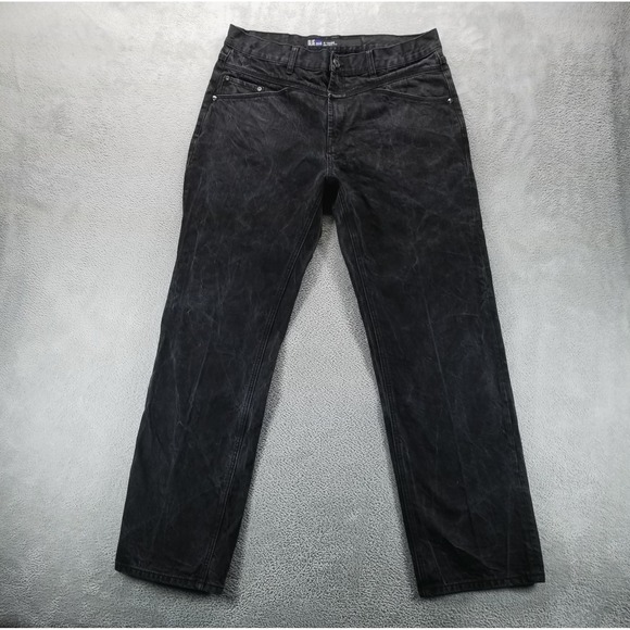 VTG Girbaud Jeans Mens 36x32 Black X Edge Relaxed Straight Y2K Hip Hop‎ Street